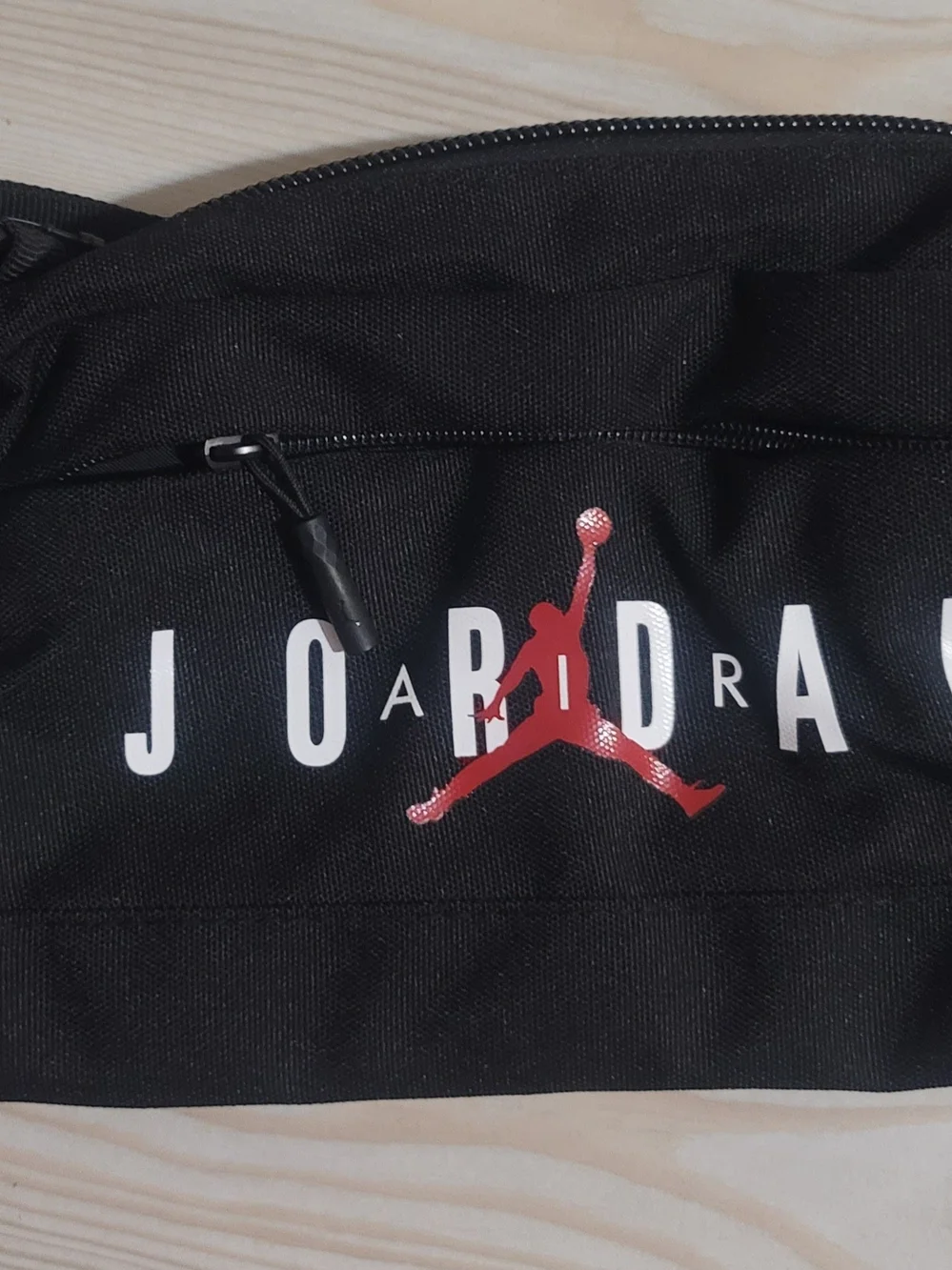 Jordan Black and Red Belt Bag with Logo NWT